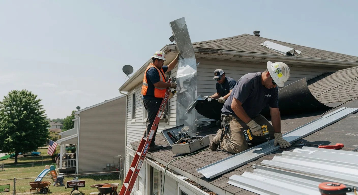 Storm Damage Metal Roof Repair in Salton City, CA